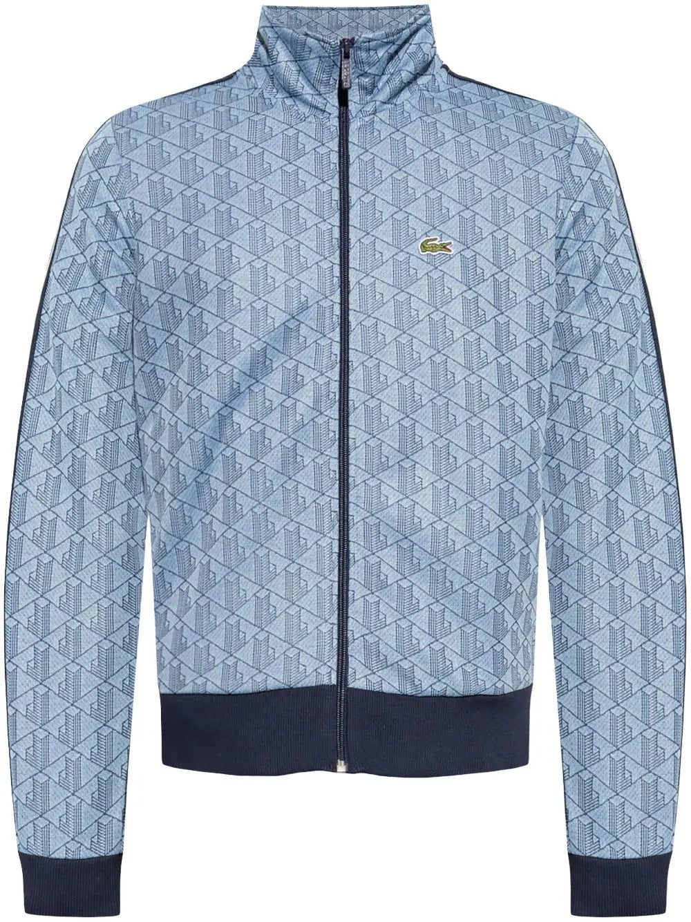 Lacoste monogram-pattern jacket