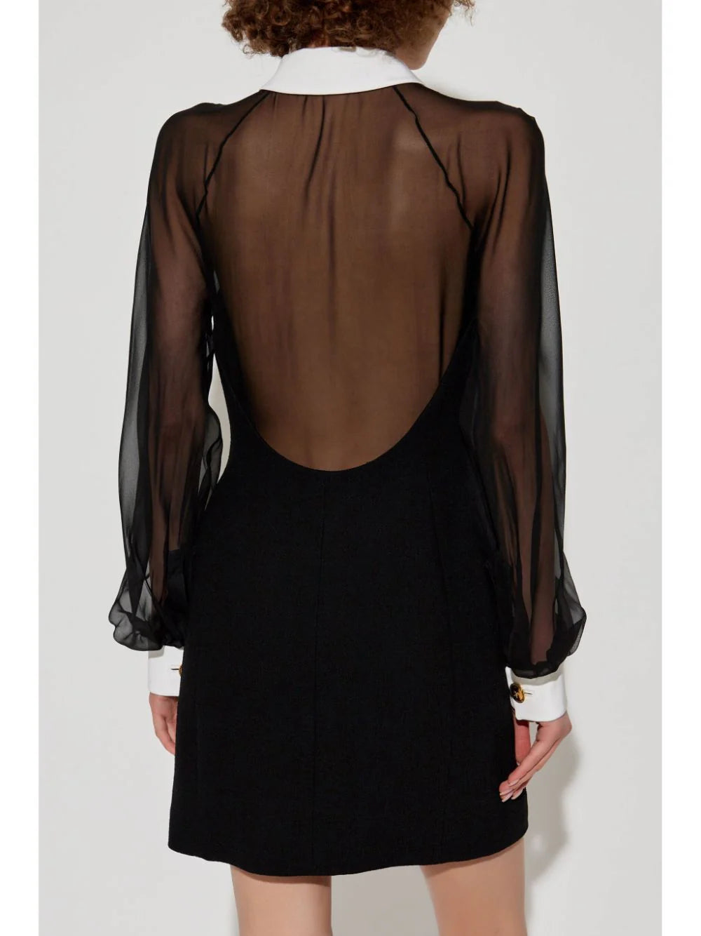 Versace panelled bustier mini dress - Image 4