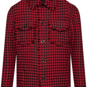 Versace  tweed shirt jacket