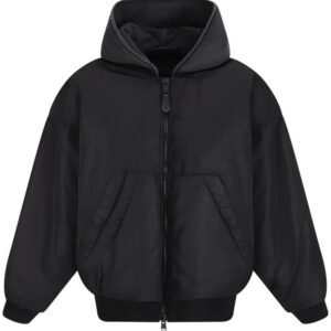 Balenciaga  hooded bomber jacket