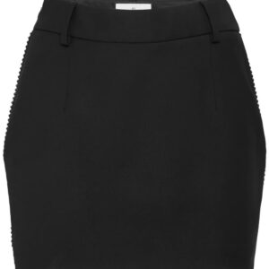Philipp Plein wool strass mini skirt