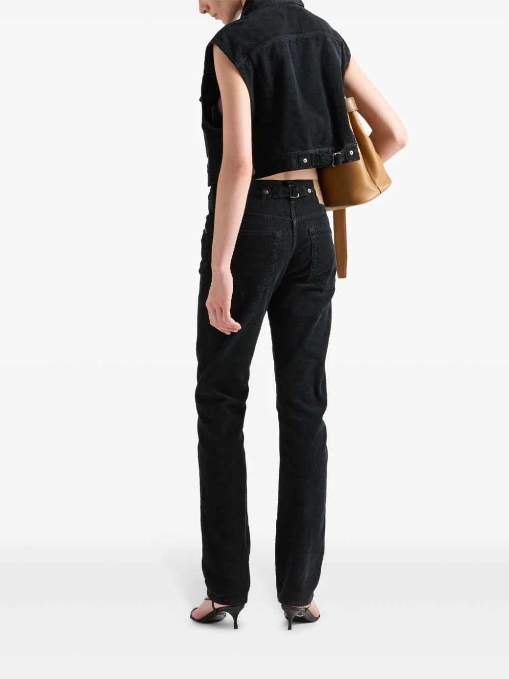 Prada corduroy denim vest - Image 3