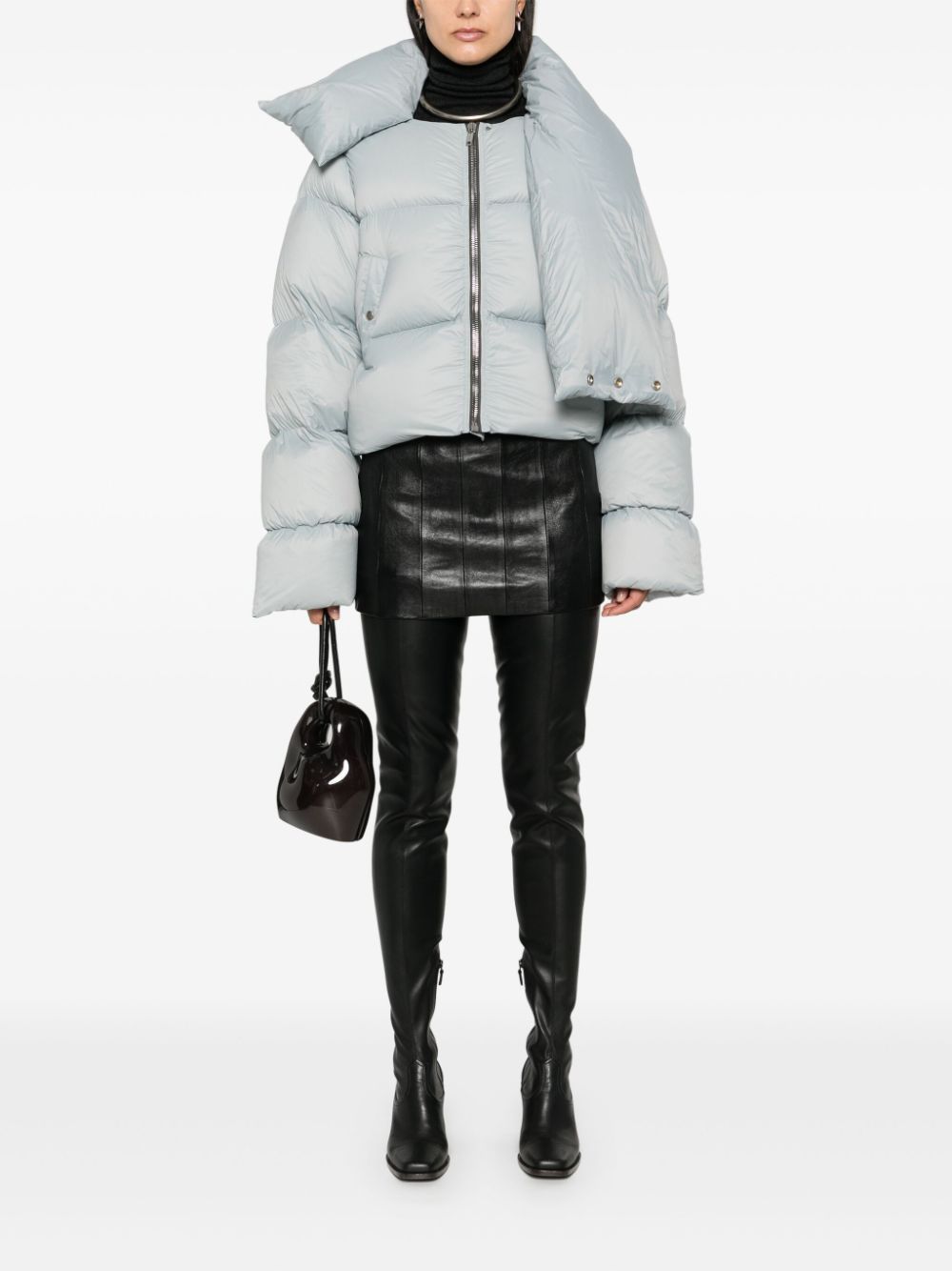 Rick Owens funnel-neck puffer jacket - Image 2
