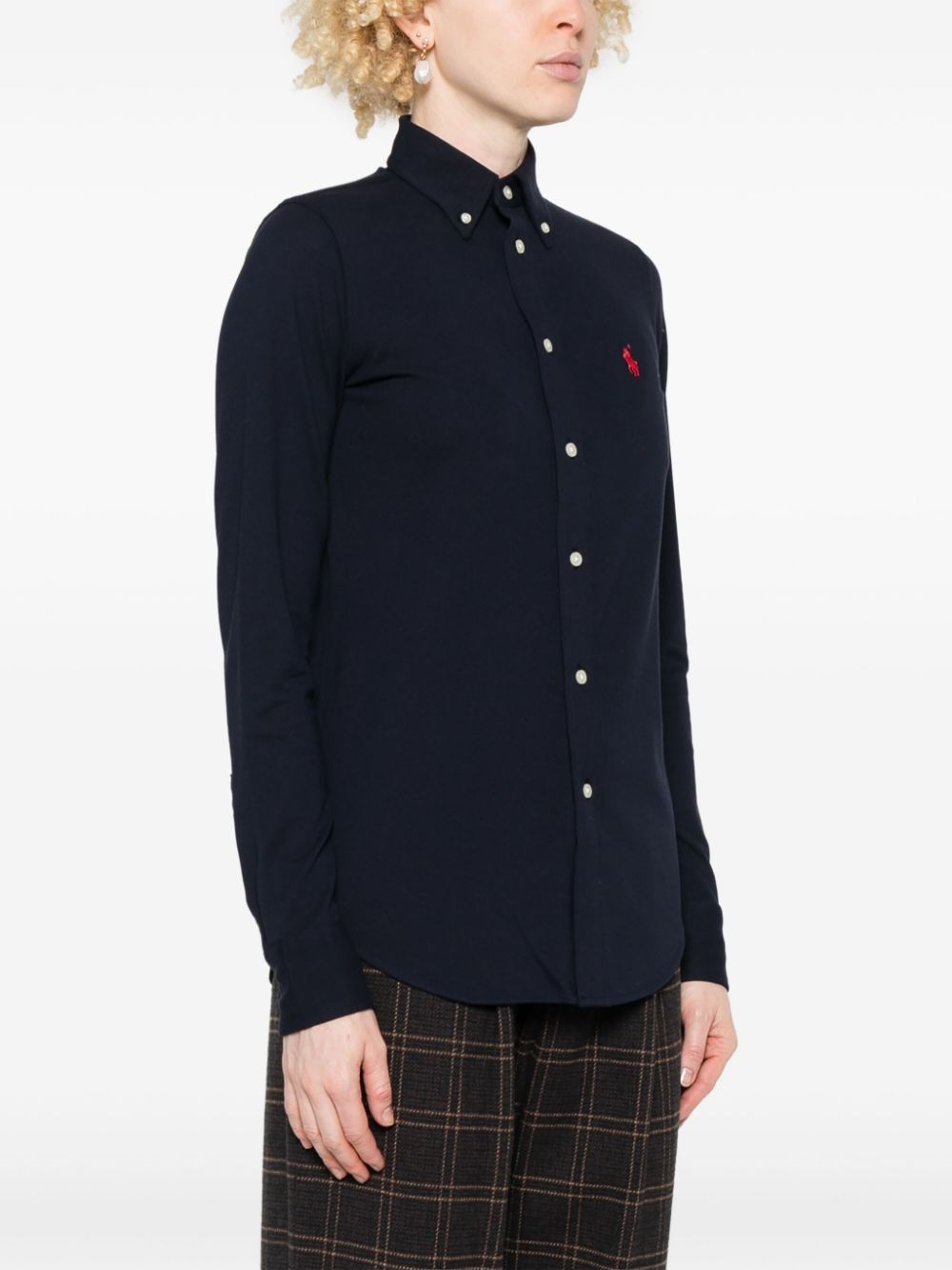 Polo Ralph Lauren piqué-weave shirt - Image 3