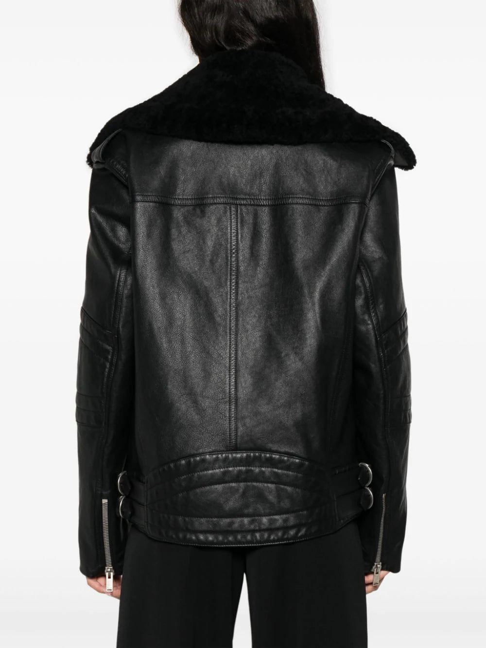 Saint Laurent leather biker jacket - Image 4
