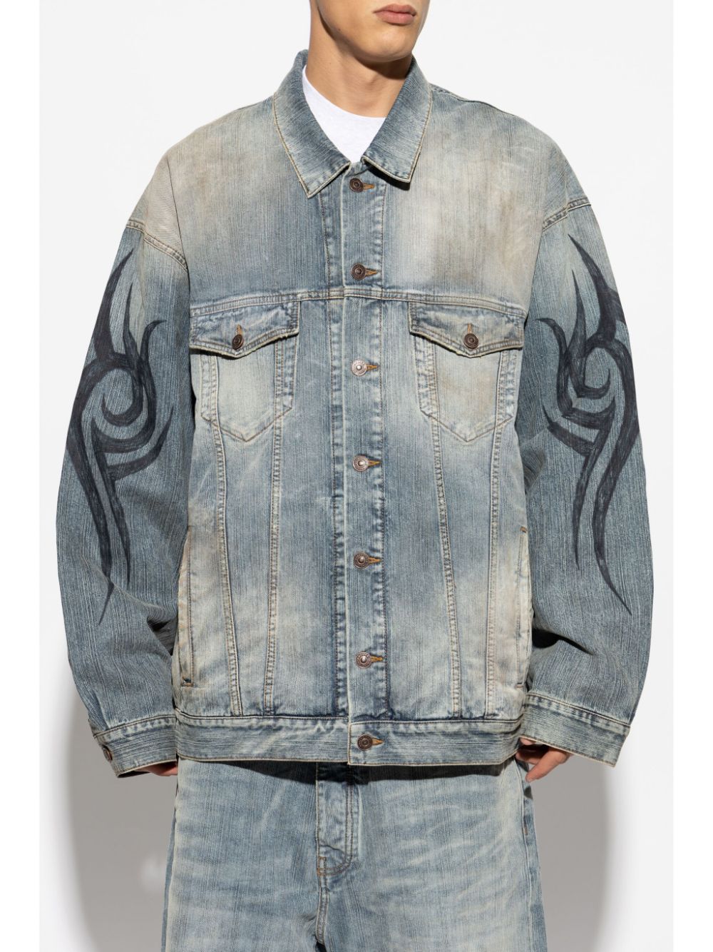 Balenciaga Y2K denim jacket - Image 3