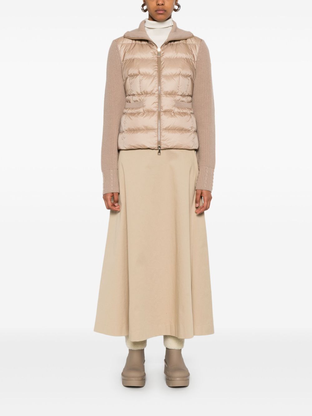 Moncler padded zip-up cardigan - Image 2