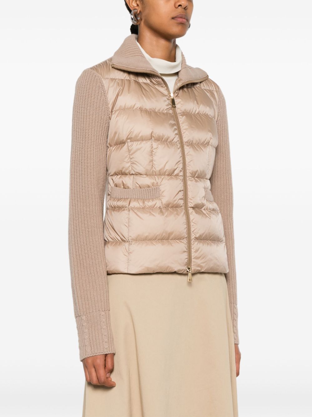 Moncler padded zip-up cardigan - Image 3