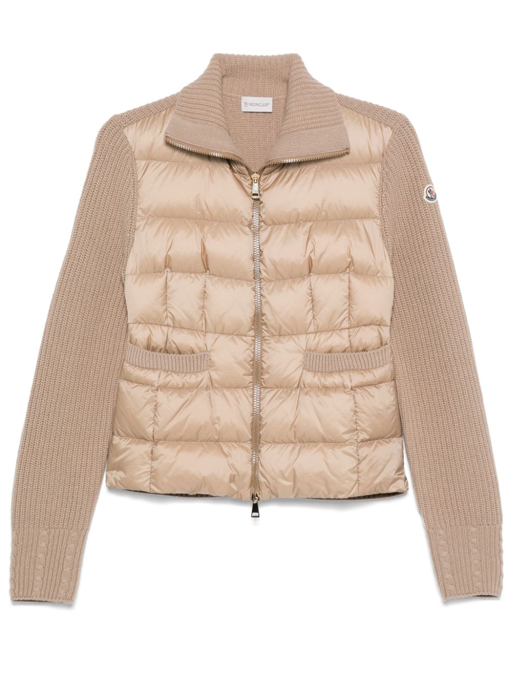 Moncler padded zip-up cardigan