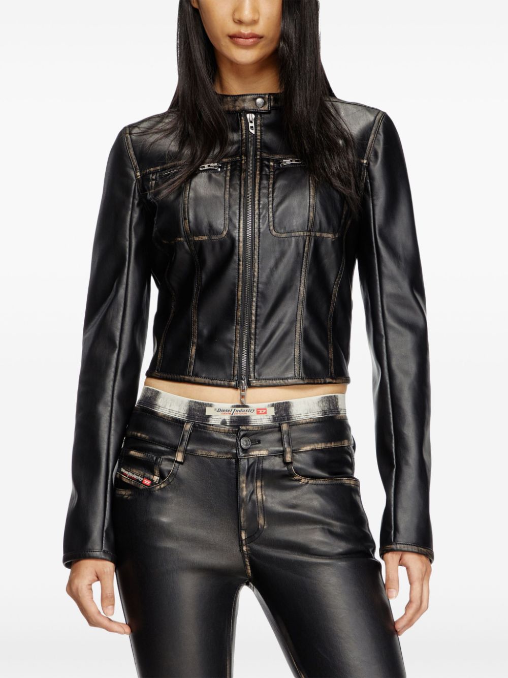 Diesel G-Lobe biker jacket - Image 3