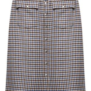 Prada  wool midi skirt