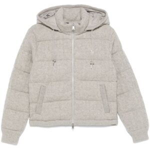 Polo Ralph Lauren  cable-knit down jacket