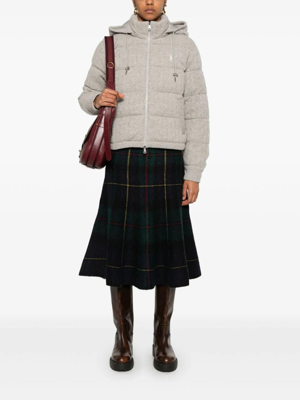 Polo Ralph Lauren cable-knit down jacket - Image 2