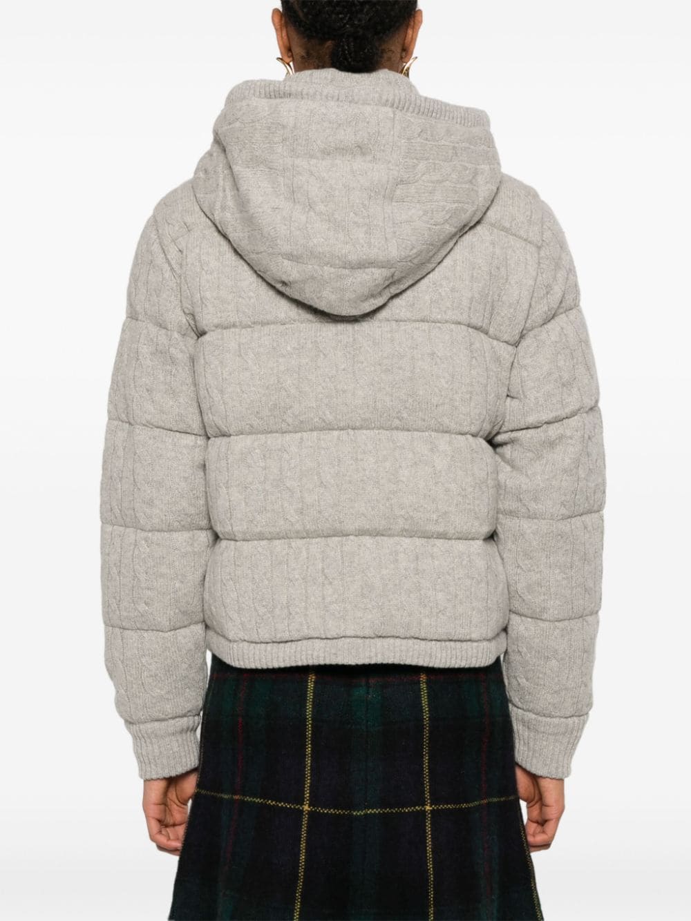 Polo Ralph Lauren cable-knit down jacket - Image 4