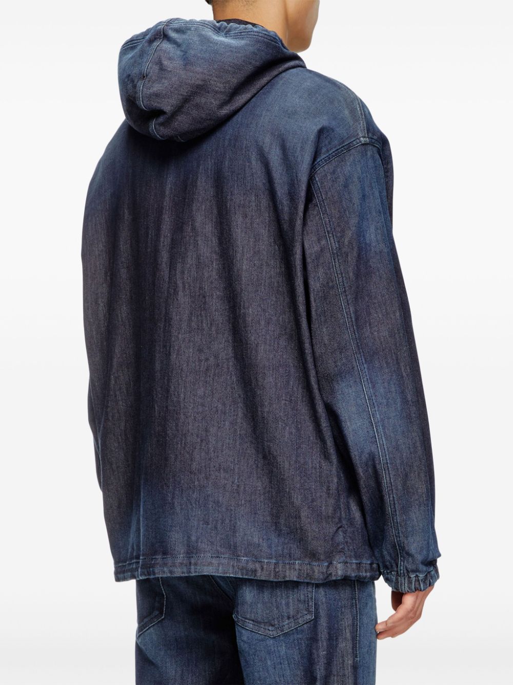 Diesel hooded denim jacket - Image 4
