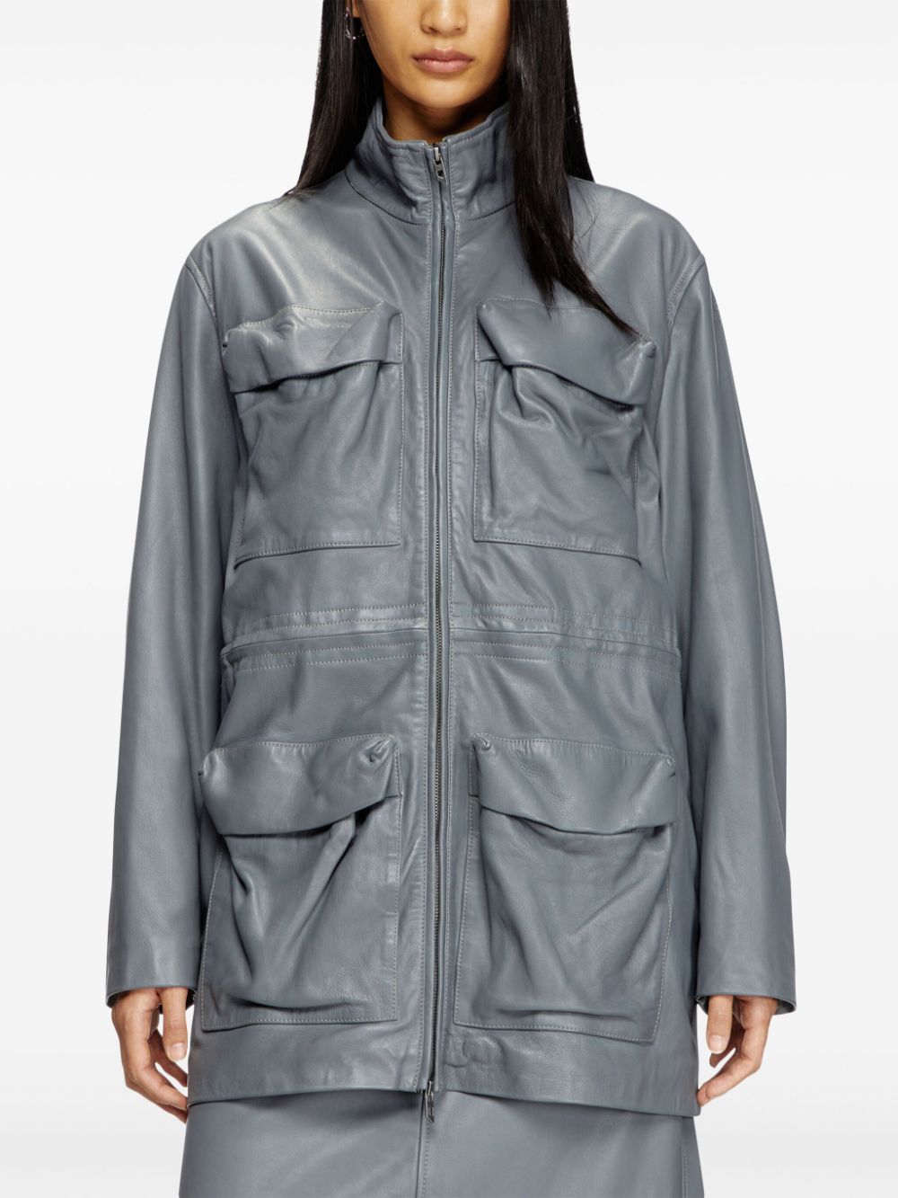 Diesel L-Wen leather jacket - Image 3