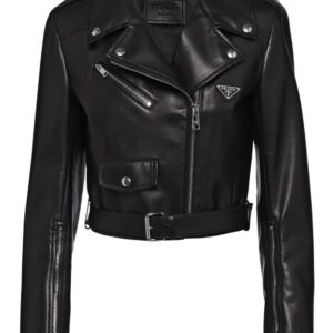 Prada  leather biker jacket