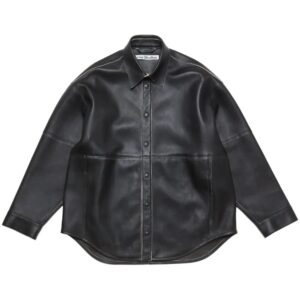 Acne Studios  leather shirt