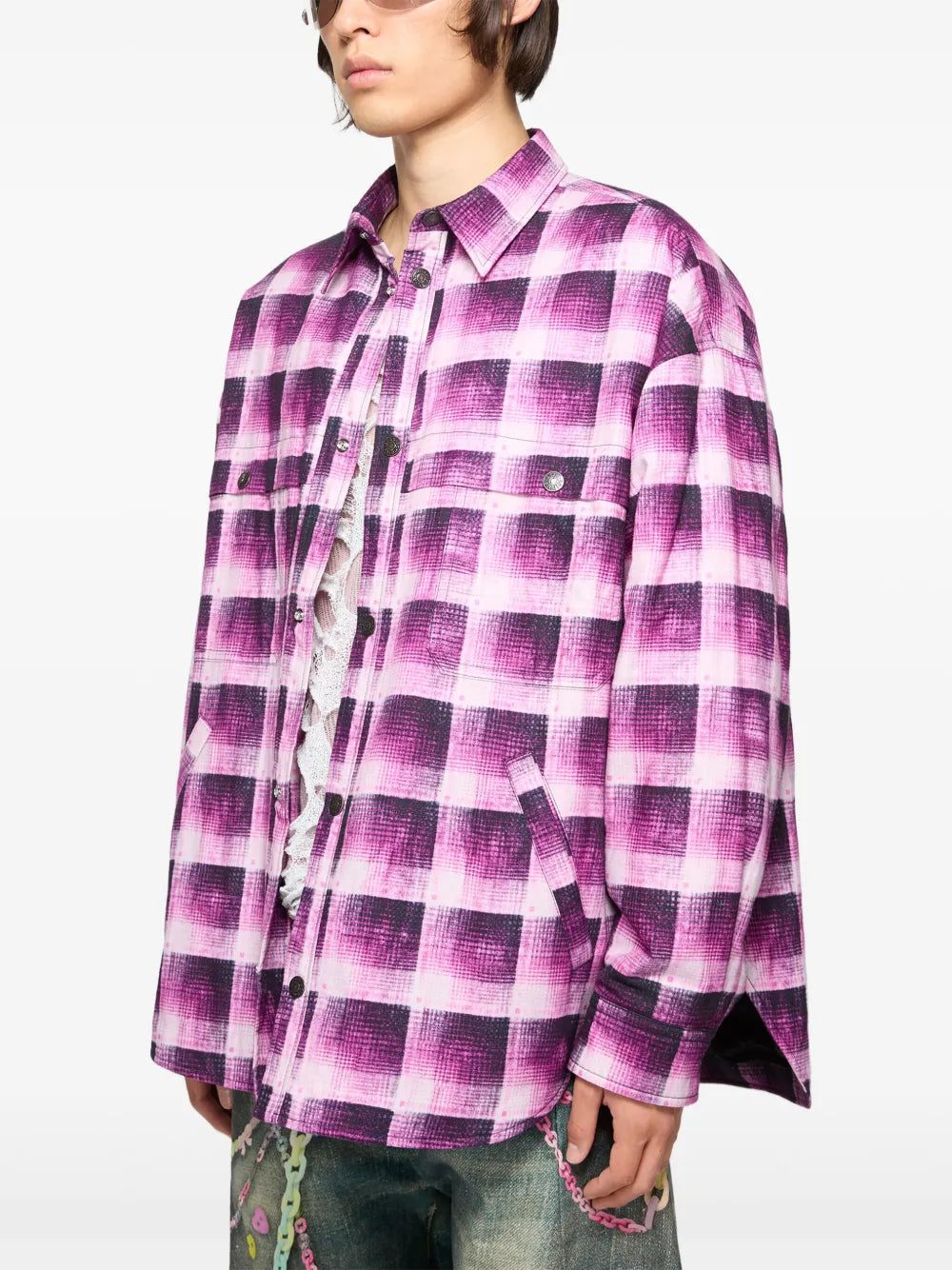 Acne Studios checked shirt - Image 4