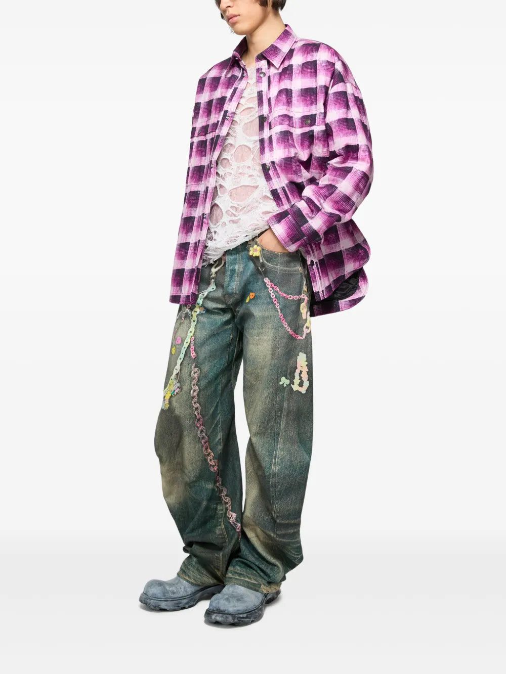 Acne Studios checked shirt - Image 3