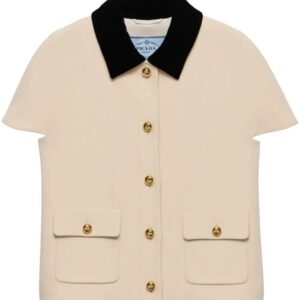 Prada  velvet-collar jacket