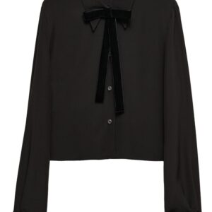Prada bow-detail shirt
