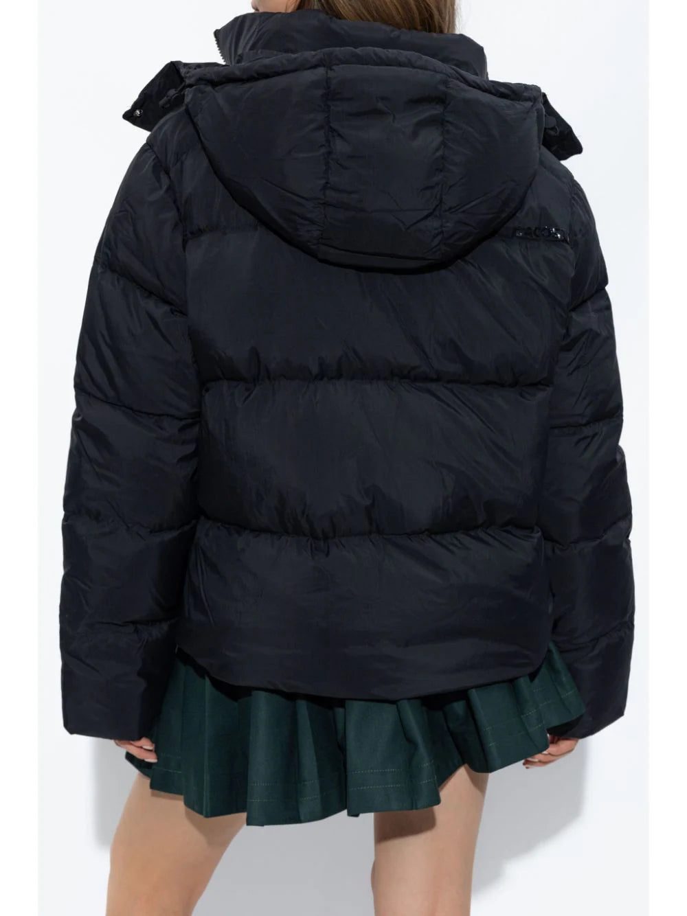 Lacoste logo-plaque hooded puffer jacket - Image 4