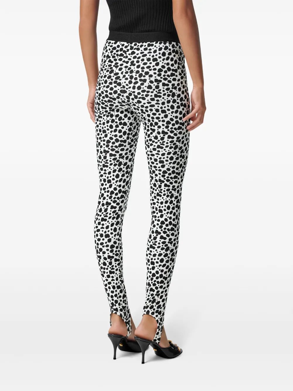 Versace printed stirrup leggings - Image 4