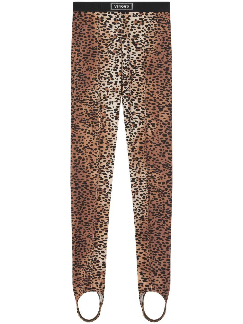 Versace leopard-print stirrup leggings