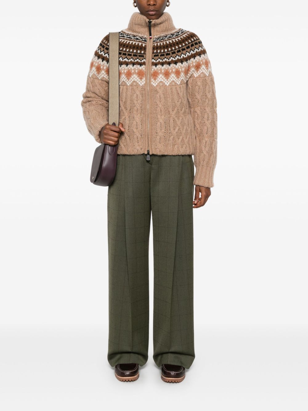 Moncler Grenoble patterned-jacquard puffer jacket - Image 2