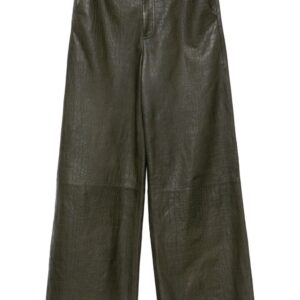 Cynthia Rowley  embossed wide-leg trousers