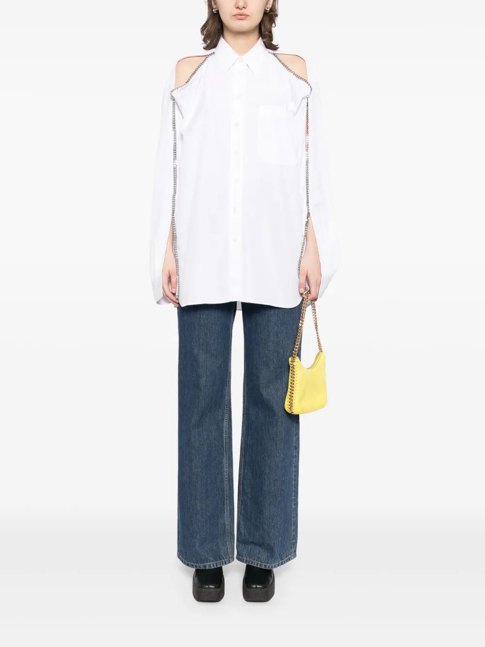 Stella McCartney falabella chain detail shirt - Image 2