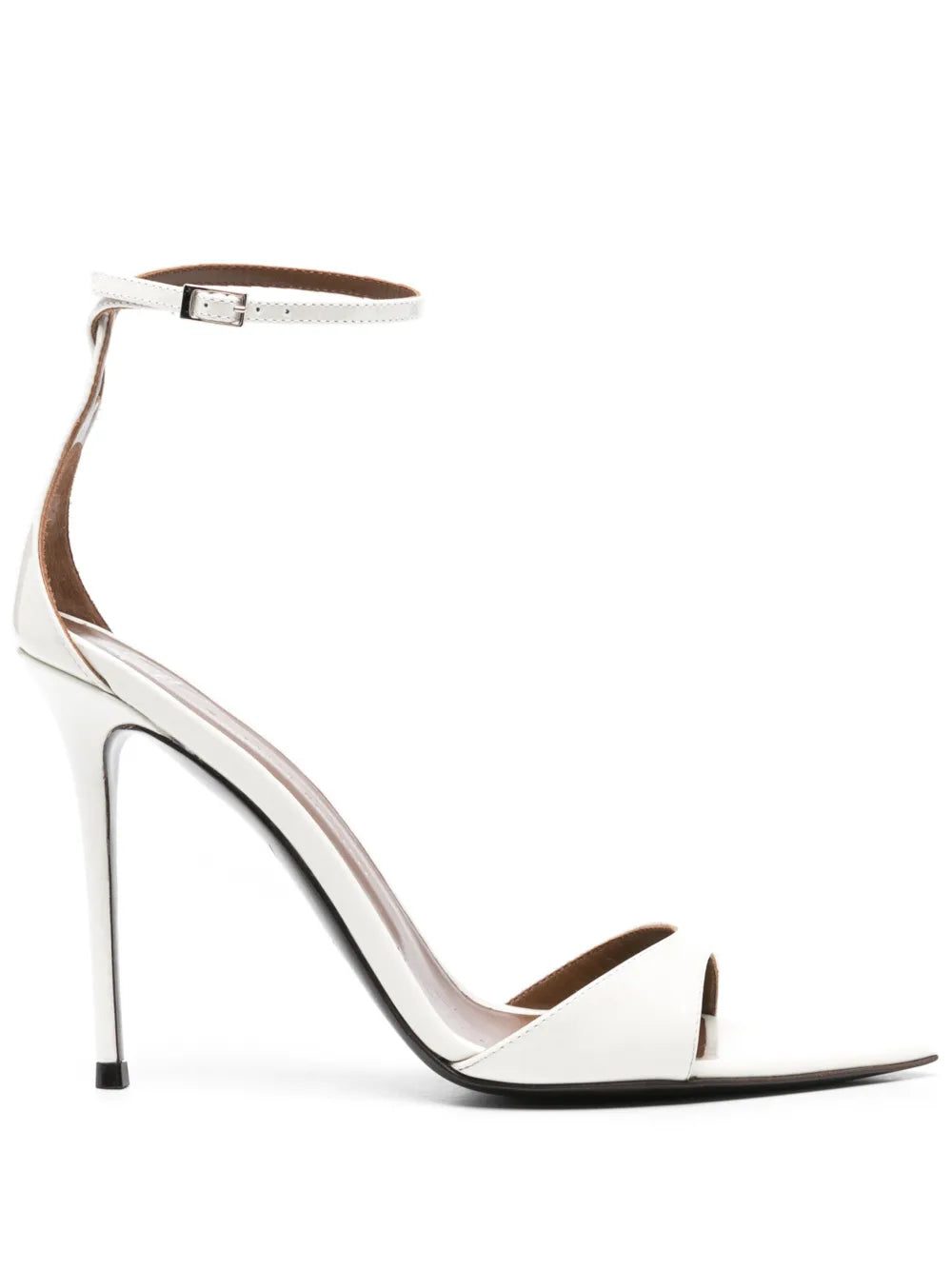 Giuseppe Zanotti 105mm Intriigo white sandals
