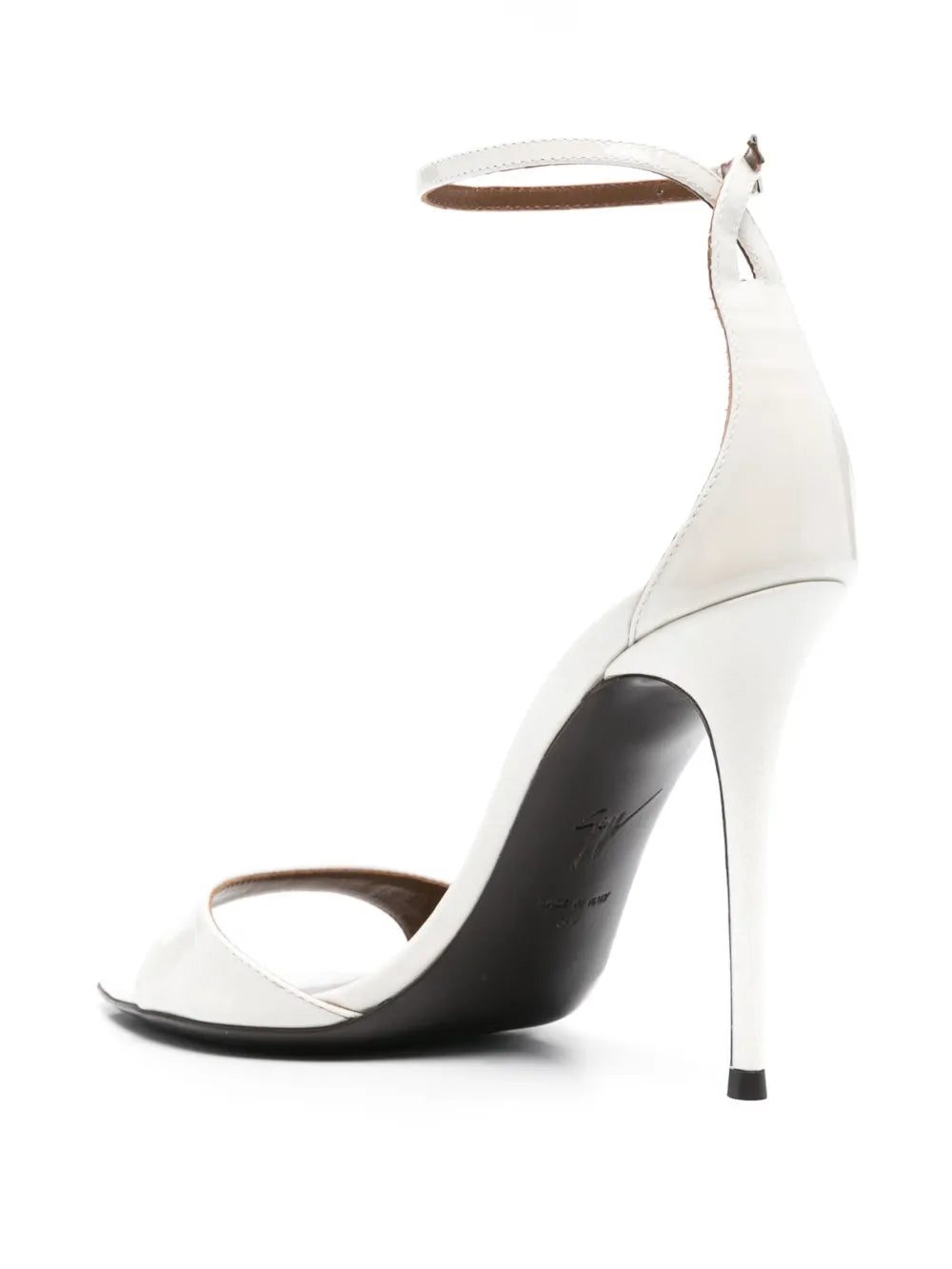 Giuseppe Zanotti 105mm Intriigo white sandals - Image 3