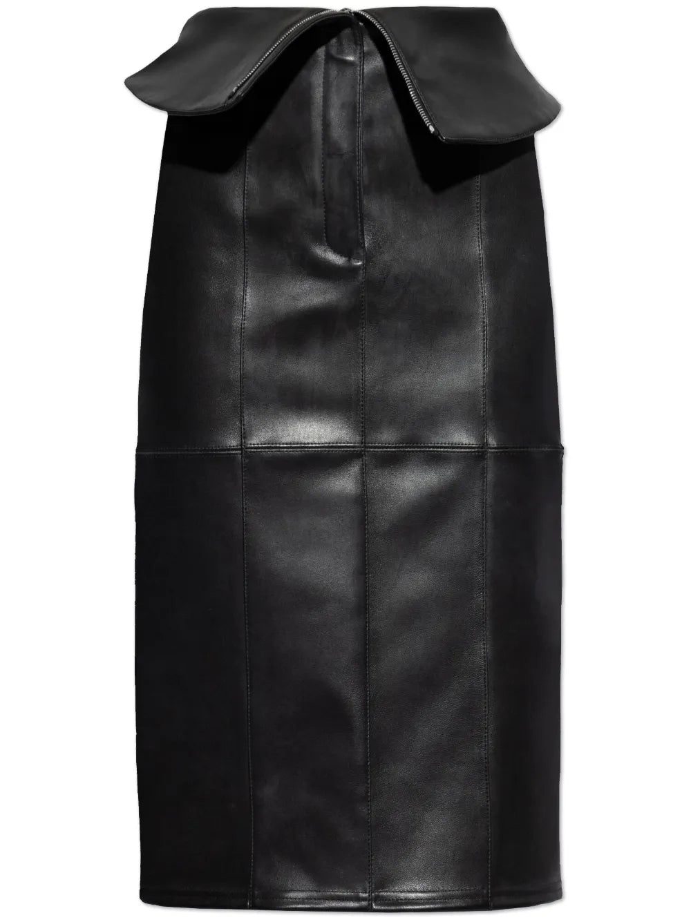 Alexander McQueen leather pencil skirt