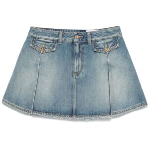 Alexander McQueen  denim mini skirt