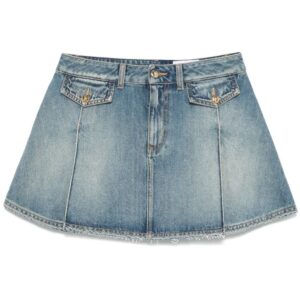 Alexander McQueen  denim mini skirt