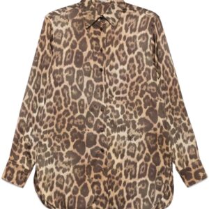 Stella McCartney  leopard-print shirt