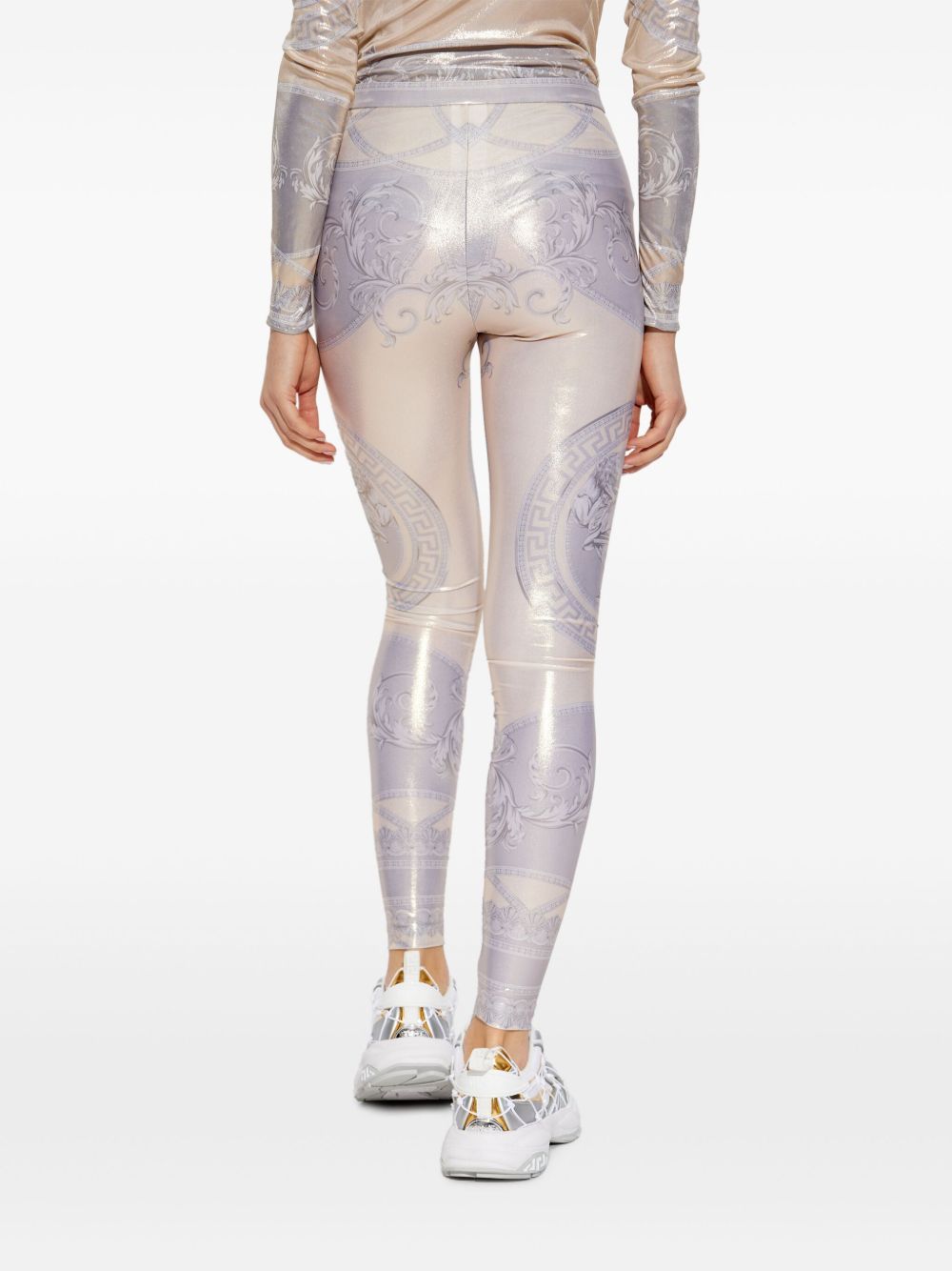 Versace La Coupe des Dieux-print leggings - Image 4