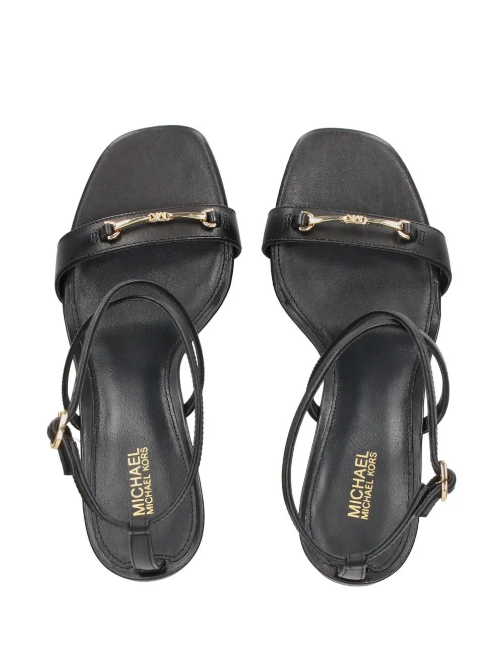 Michael Michael Kors 90mm logo-plaque sandals - Image 4