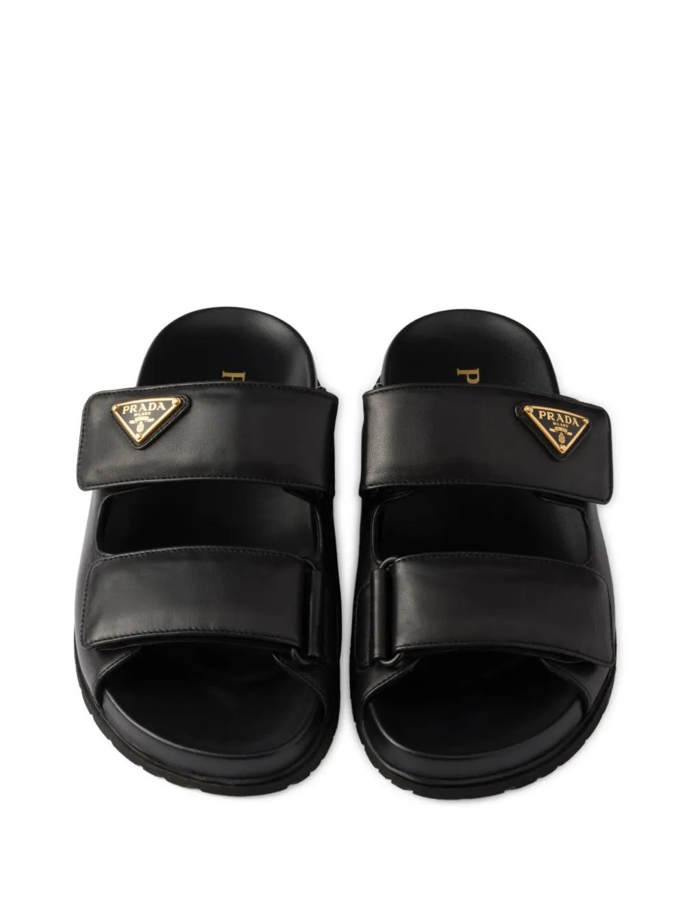 Prada touch-strap leather sandals - Image 4