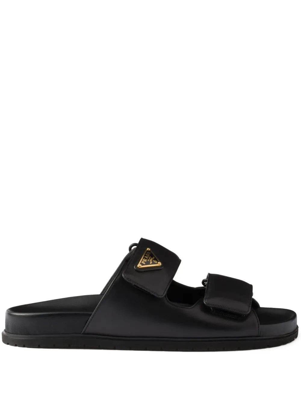 Prada touch-strap leather sandals