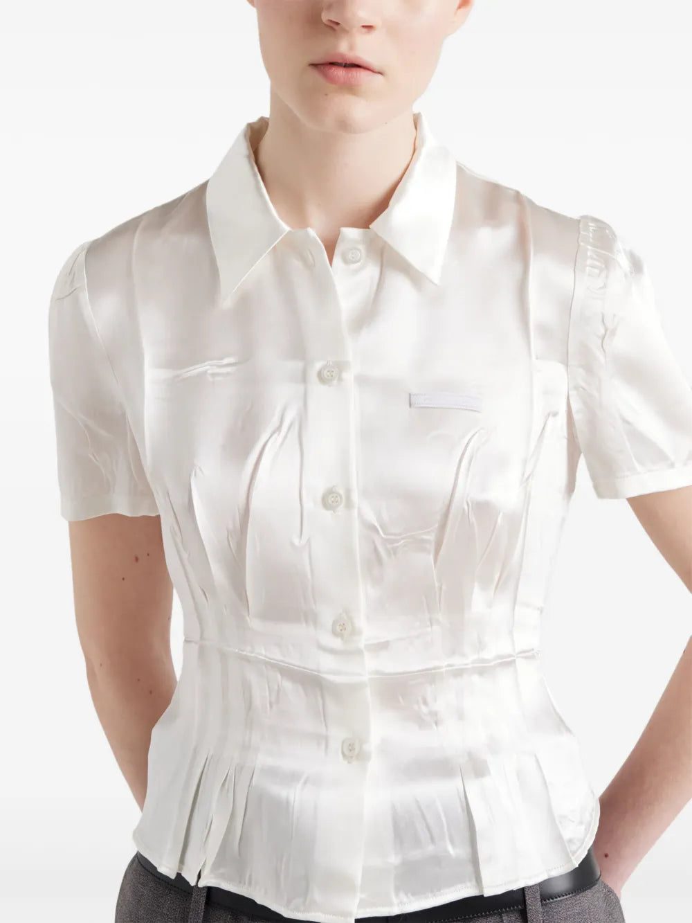 Prada satin shirt - Image 4