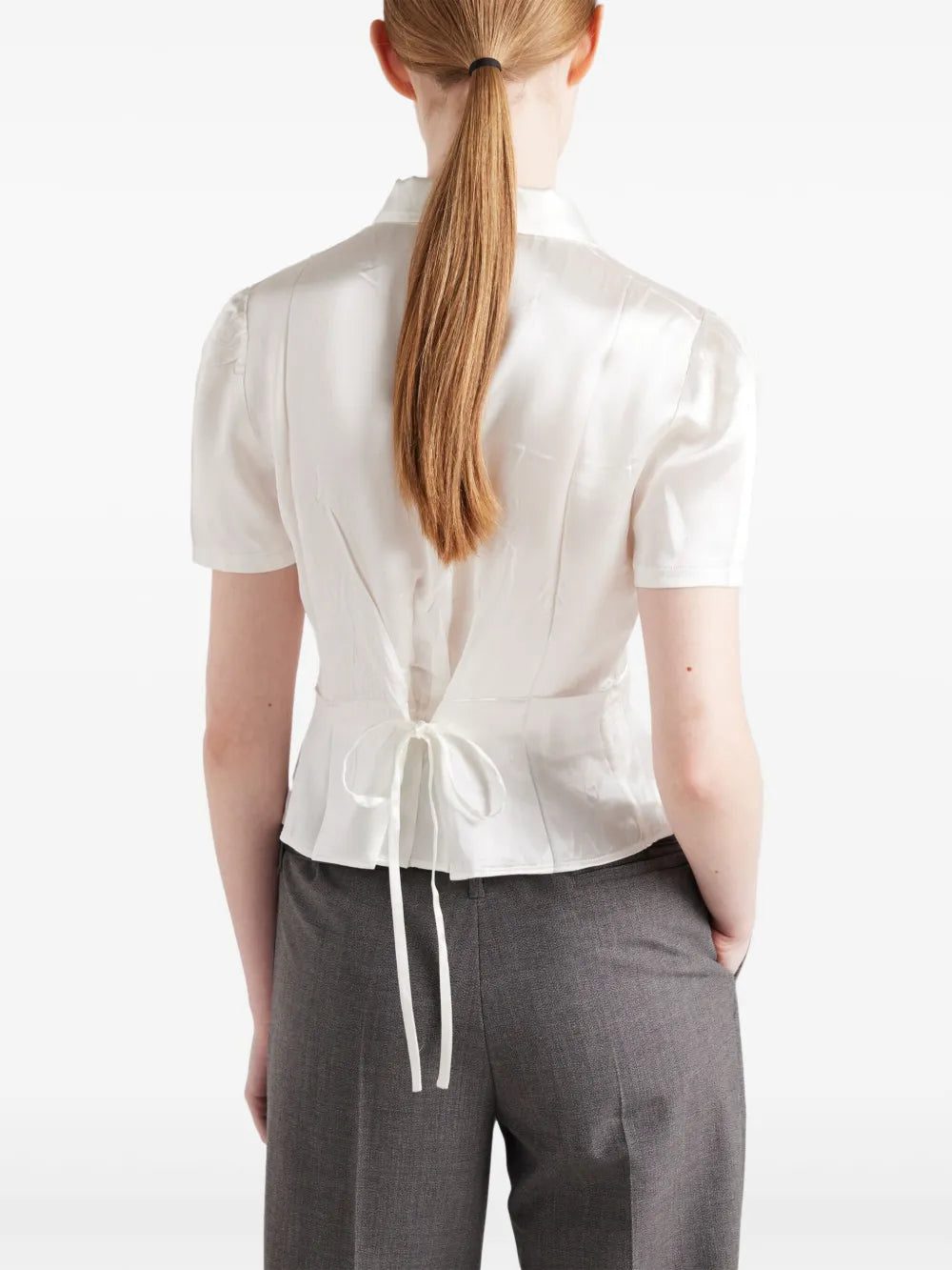 Prada satin shirt - Image 3