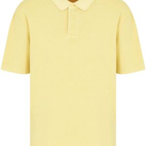Armani Exchange  logo-embroidered polo shirt
