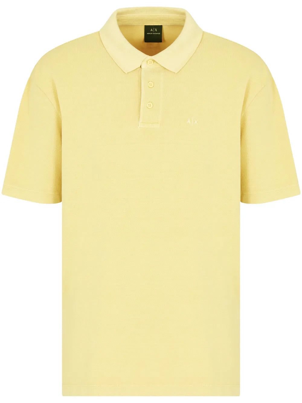 Armani Exchange logo-embroidered polo shirt