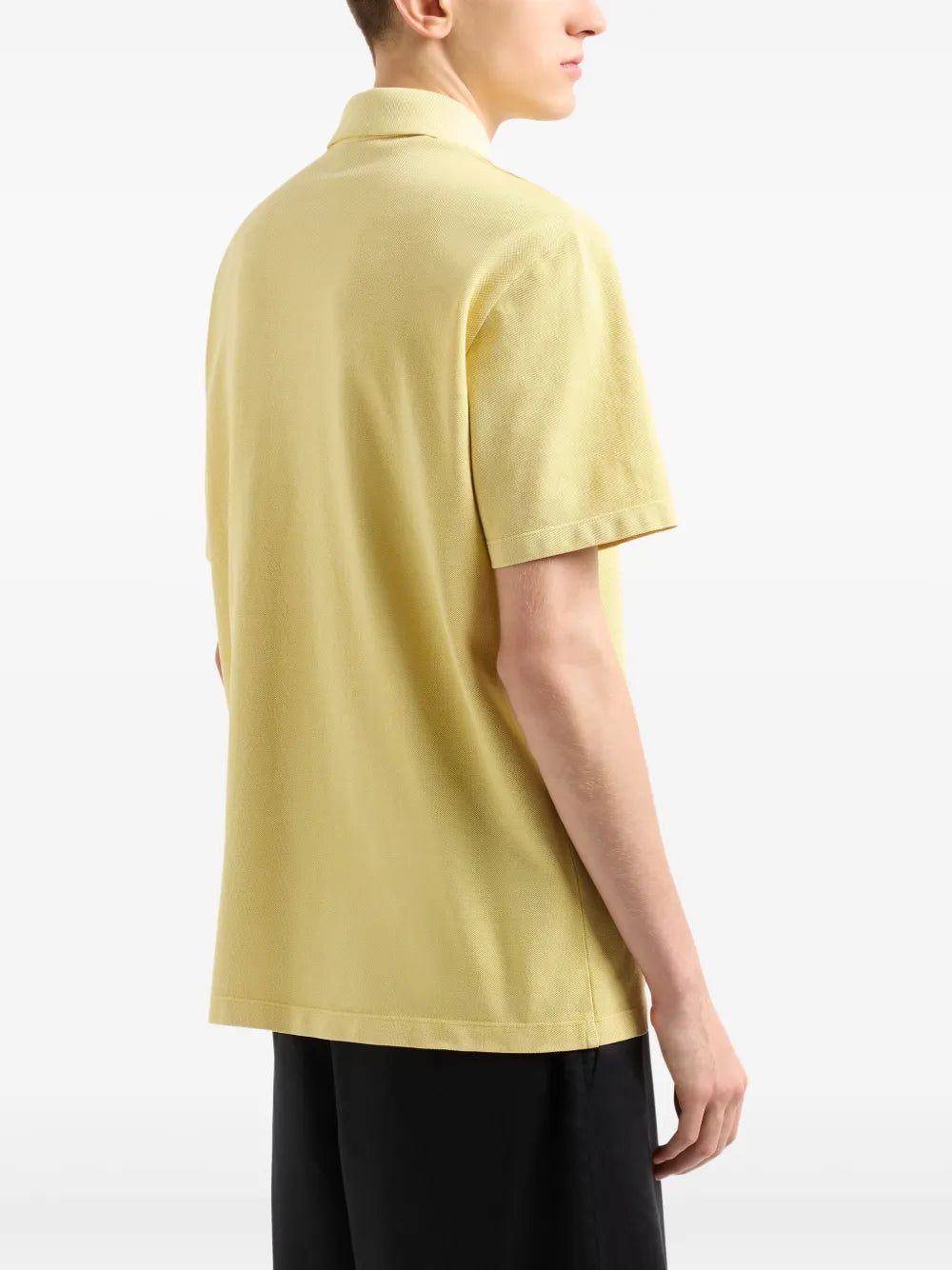 Armani Exchange logo-embroidered polo shirt - Image 3