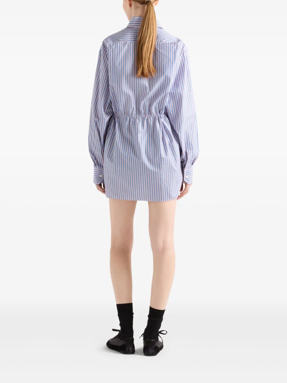 Prada striped poplin shirt - Image 3