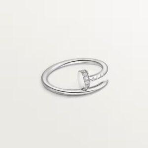 Cartier Juste un Clou ring, small model, diamonds