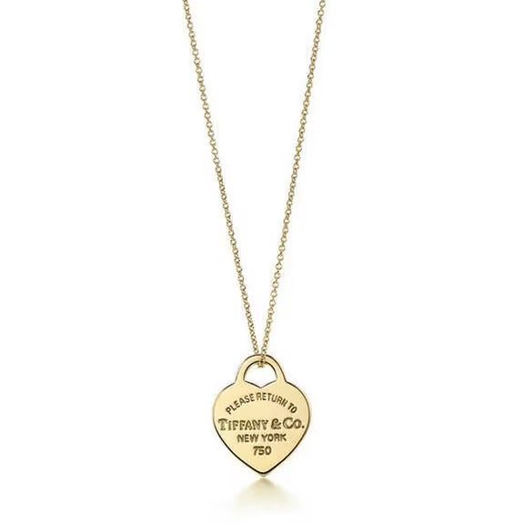 Tiffany Heart Tag Pendant